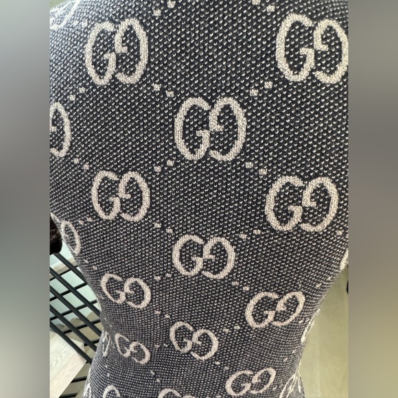 New Gucci Black and Brown Logo Mini Dress can fit Small and Medium size - Picture 7 of 8